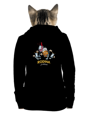 Rodina je základ dámská mikina na zip Black