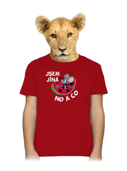 Jsem jiná dětské tričko Red