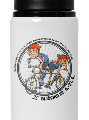 Cyklistický horoskop: Blíženci lahev na vodu White