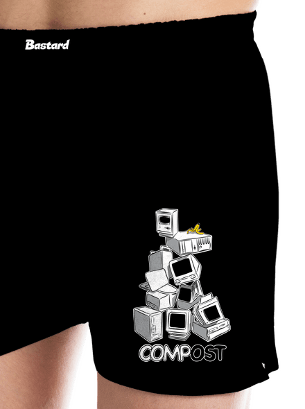 Compost pánské trenky Black