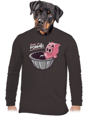 Ve formě pánské dlouhý rukáv Bear Brown