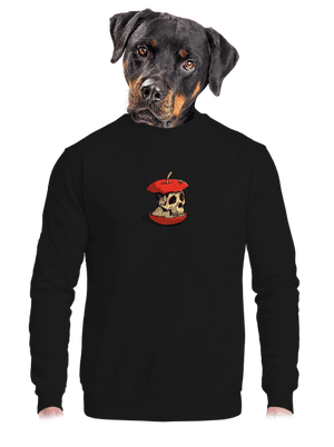 unisex mikina bez kapuce