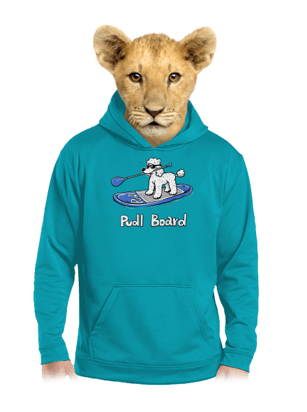 Pudl board dětská mikina klokanka Hawaiian Blue
