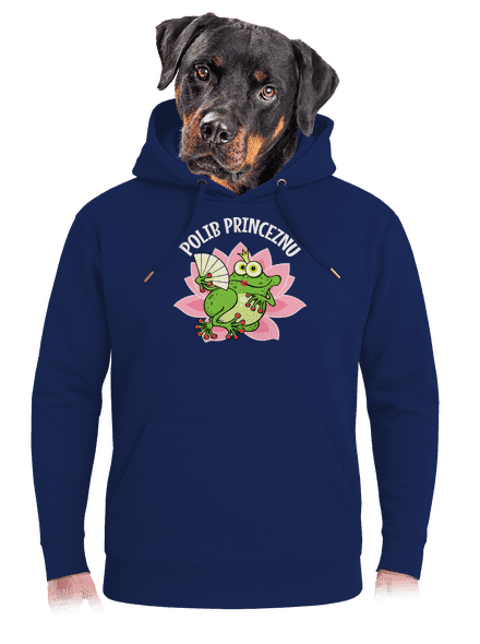 Polib princeznu a prince unisex mikina premium Navy