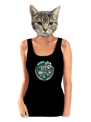 Psí horoskop: Ryba dámské tílko klasické Black