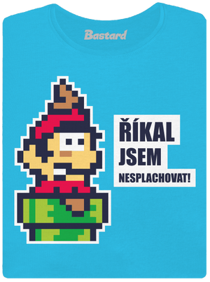 Nesplachovat dámské tričko s lemem Blue Atol