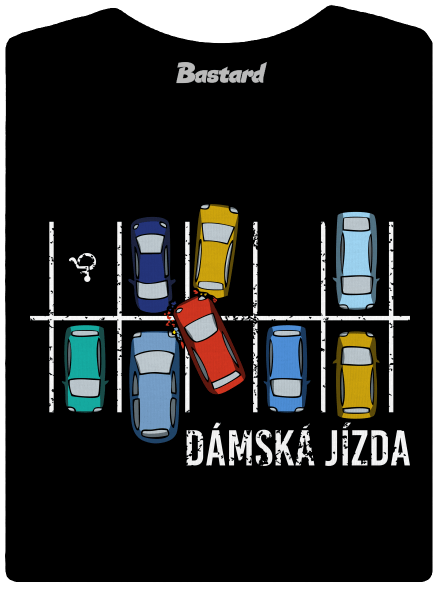 Dámská jízda dámské tričko premium Black
