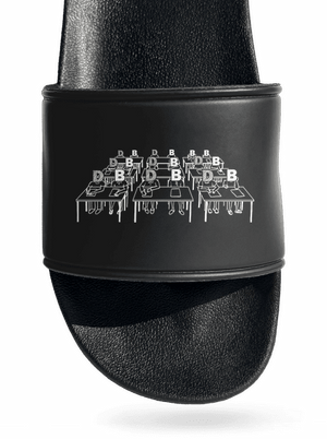 Cimrman: Debil, blbeček pantofle Black