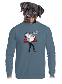 unisex mikina bez kapuce