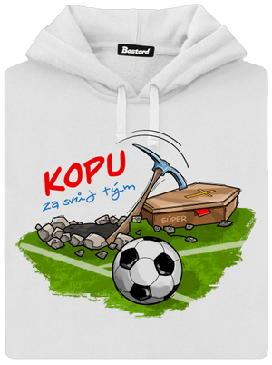 Kopu za svůj tým dámská mikina klokanka White