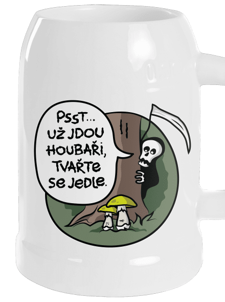 Muchomůrky zelené půllitr White