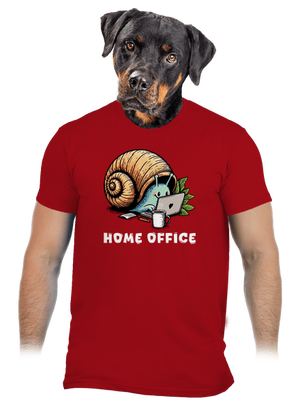Šnekův home office pánské tričko Red
