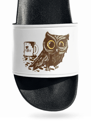 Sova na kofeinu pantofle White