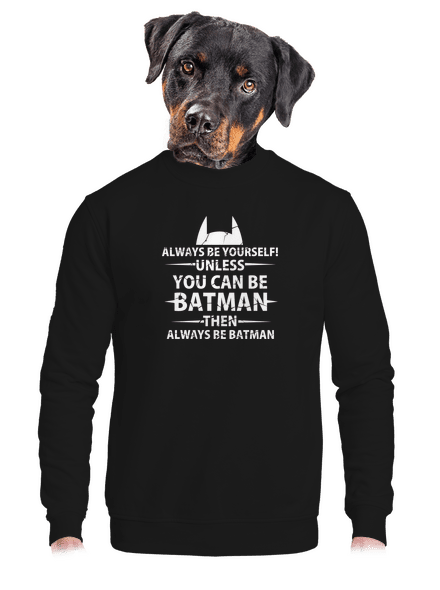 Batman unisex mikina bez kapuce Black