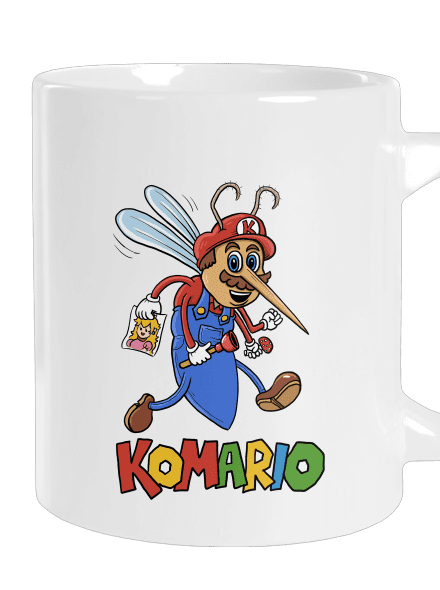 Komario velký hrnek White
