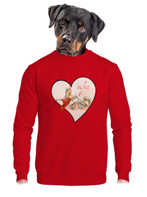 unisex mikina bez kapuce