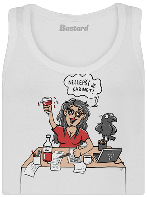 Kabinet dámské tílko klasické White