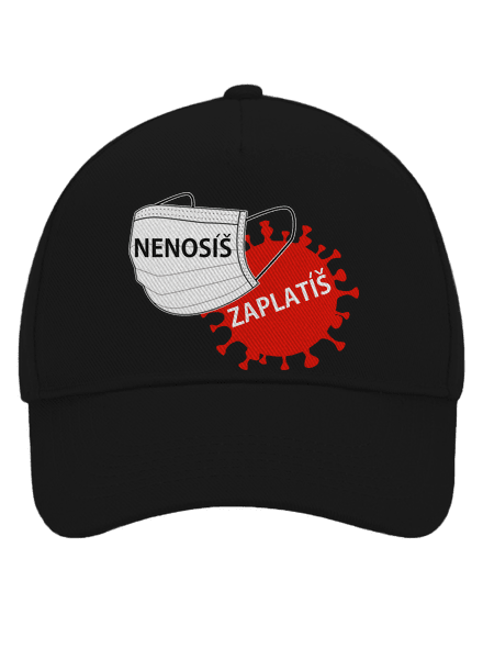 Nenosíš zaplatíš kšiltovka baseballka Black
