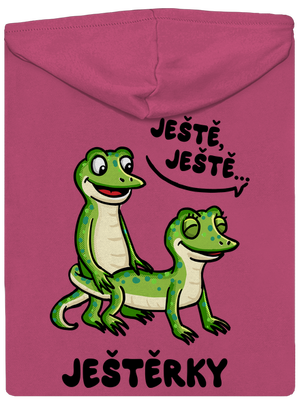 Ještě, ještě dámská mikina na zip Magenta