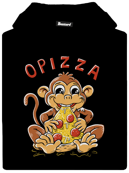 Opizza dětská mikina klokanka Black