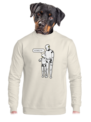 unisex mikina bez kapuce