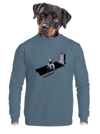 unisex mikina bez kapuce