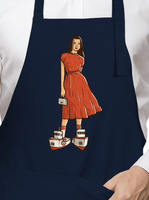 Lodičky zástěra Navy