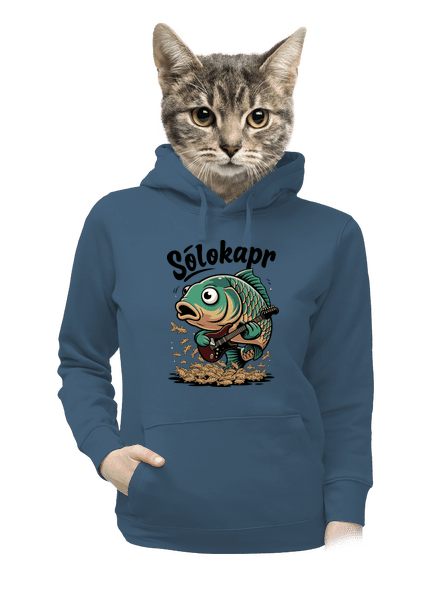 Sólokapr dámská mikina klokanka Denim