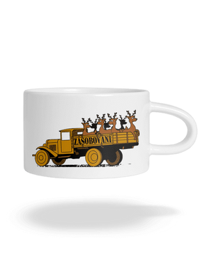 Zásobování hrnek makronka White