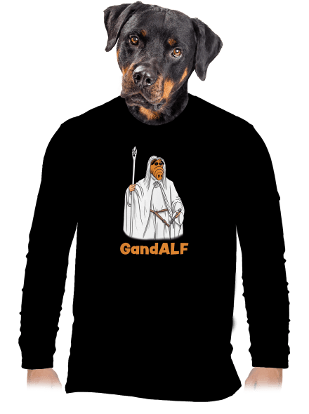 GandALF pánské dlouhý rukáv Black