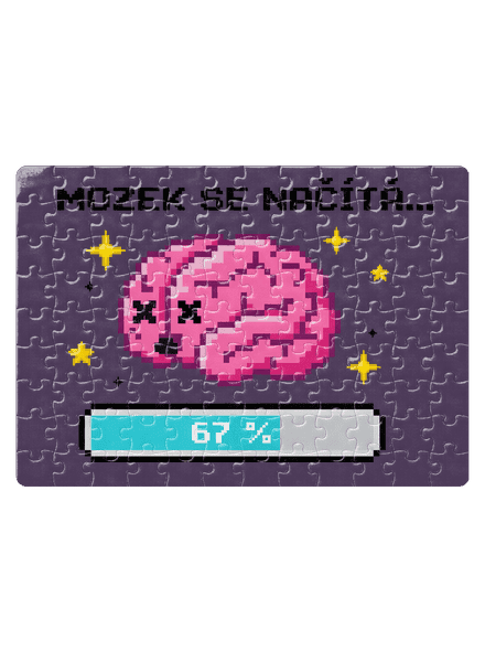 Mozek se načítá puzzle White
