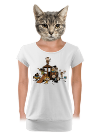 dámské tričko s lemem