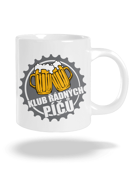 Klub řádných píčů velký hrnek White