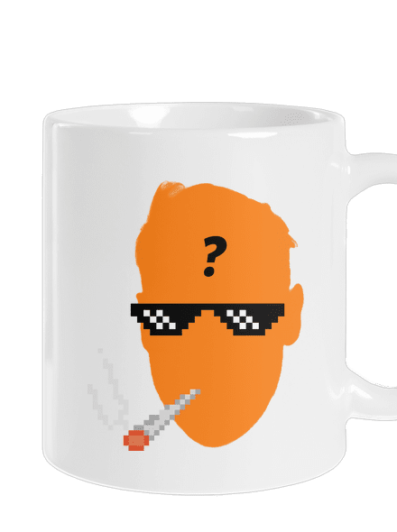 Thug life klasický hrnek White