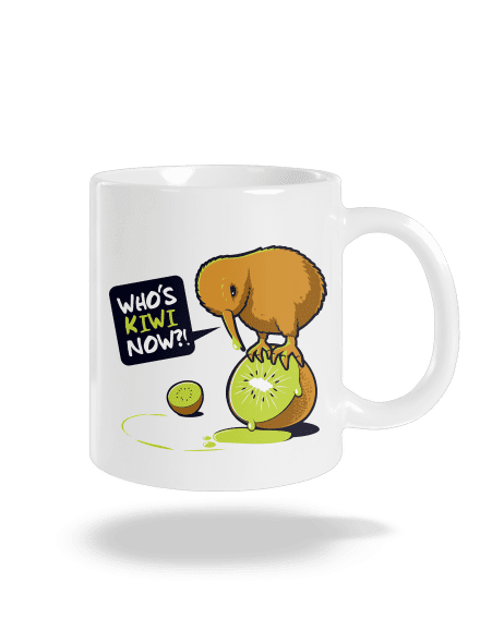 Kiwi klasický hrnek White