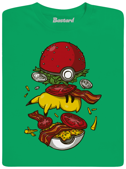 Pokémon burger dětské tričko Kelly Green