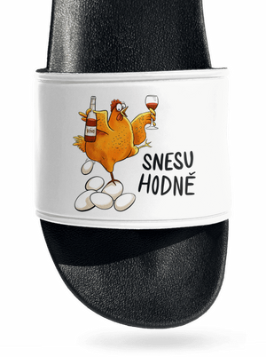 Snesu hodně pantofle White