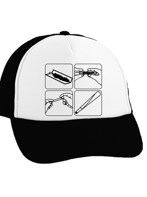 Joint kšiltovka truckerka Black cap