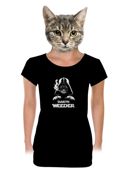 Darth Weeder dámské tričko s lemem Black