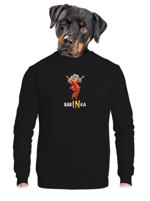 unisex mikina bez kapuce