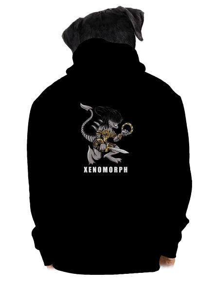 Xenomorph pánská mikina na zip Black