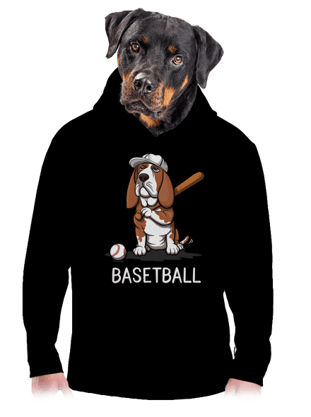 Basetball pánská mikina klokanka Black