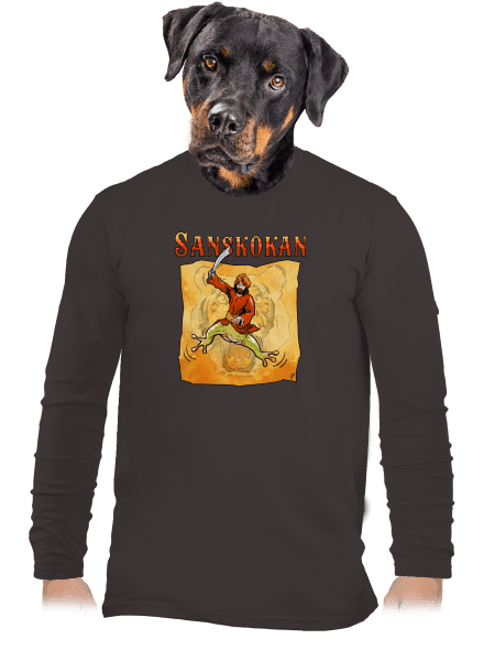 Sanskokan pánské dlouhý rukáv Bear Brown