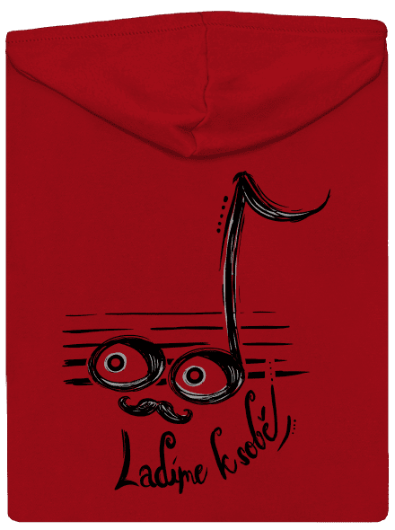 Ladíme k sobě pánská mikina na zip Red