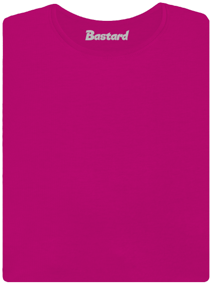 Bez potisku dámské tričko Fuchsia Red