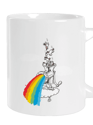 Jak vzniká duha velký hrnek White