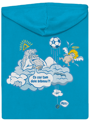 Out dámská mikina na zip Blue Atol