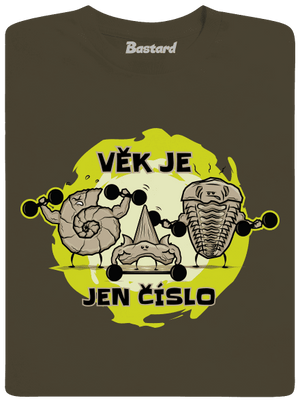 Věk je jen číslo pánské dlouhý rukáv Urban Khaki