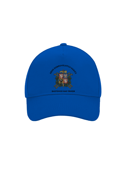 Sbor dobrovolných hasičů s vlastním erbem obce kšiltovka baseballka Bright Royal