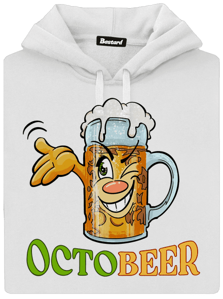 Octobeer dámská mikina klokanka White